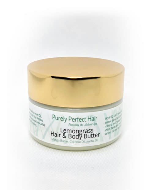 Lemongrass Hair and Body Butter (Mango Butter, Coconut Oil, Jojoba Oil)