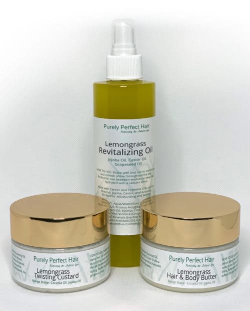 Lemongrass Complete Moisture Package (Mango Butter, Coconut Oil, Jojoba Oil)